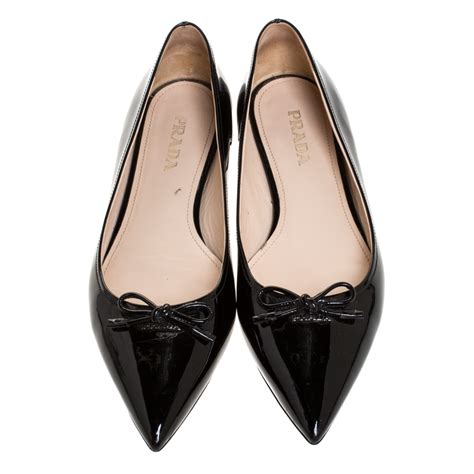 prada women's patent leather ballerina shoe|men's black patent leather sneakers.